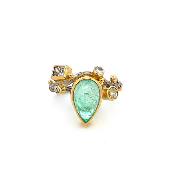 Seafire Gold Ring