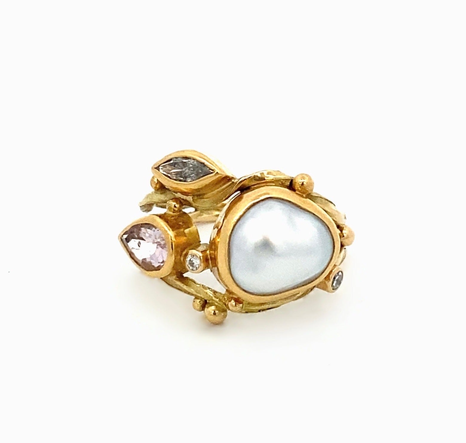 Dobbelt Seafire Guld Ring 