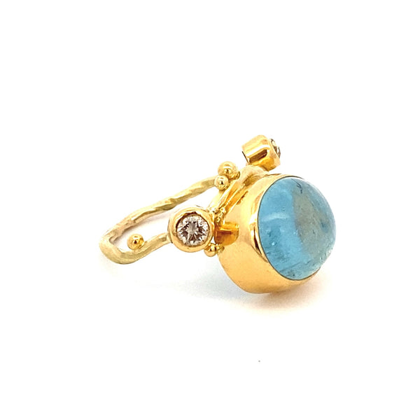 Seafire Gold Ring