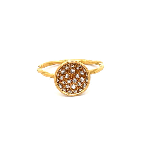 Pavé Diatom Ring 