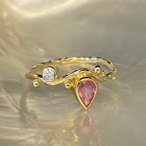 Seafire Gold Ring