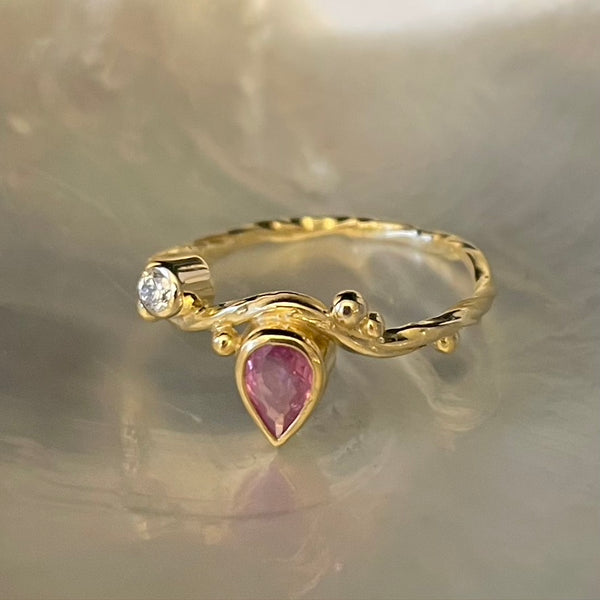 Seafire Gold Ring