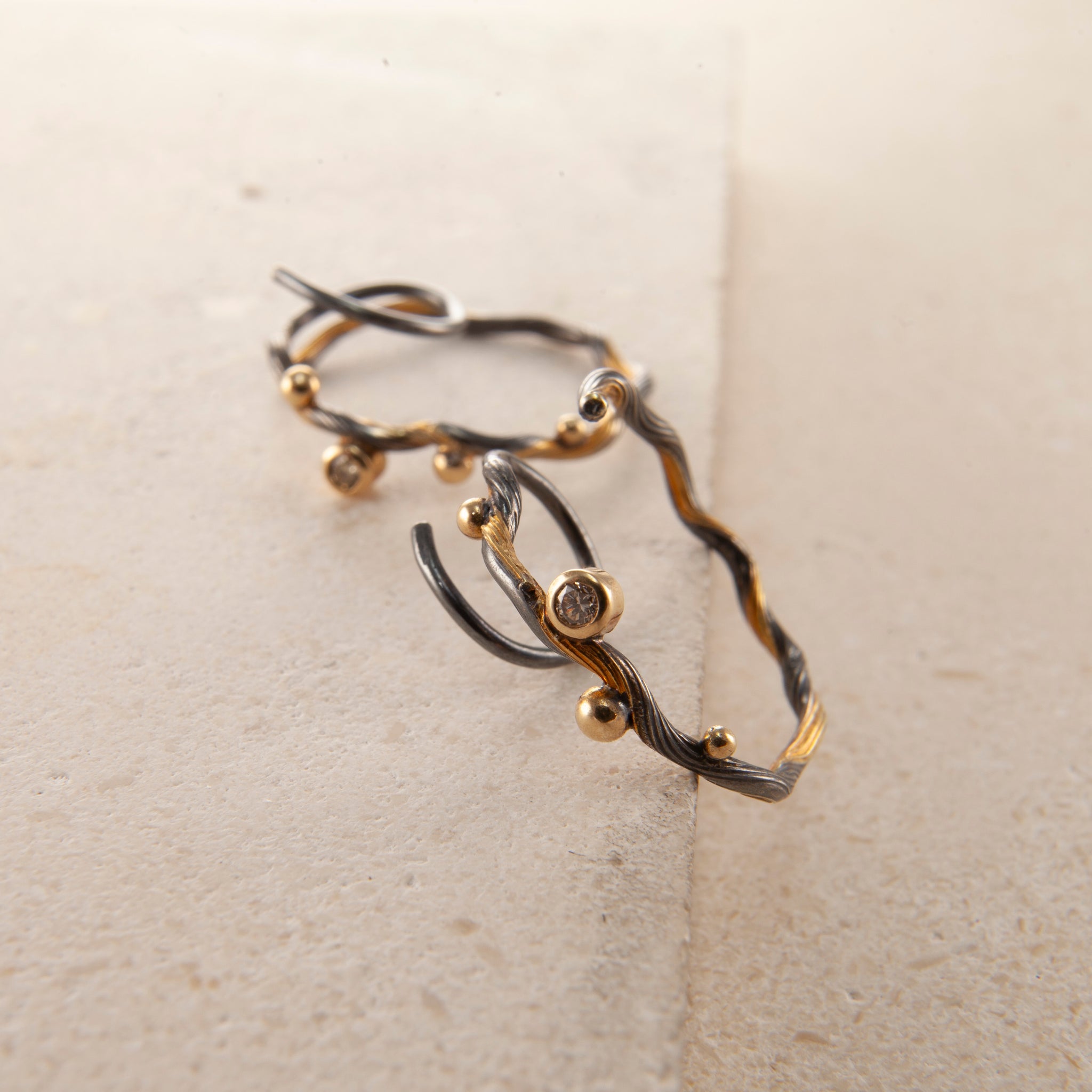 Tallulah sølv øreringe mellemstore