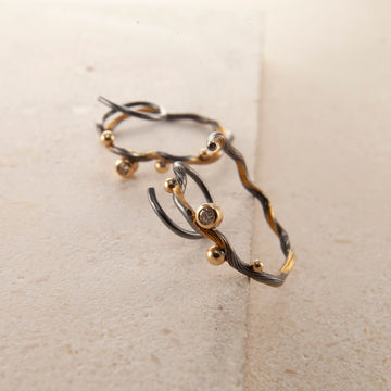 Tallulah sølv øreringe mellemstore