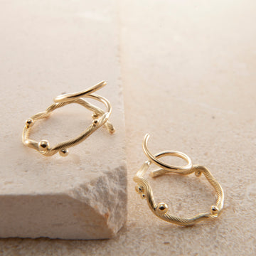 Tallulah guld øreringe små