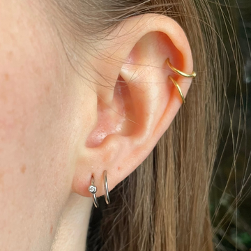 Spiral earrings