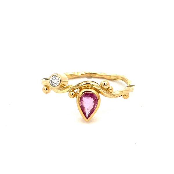 Seafire Gold Ring