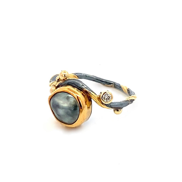 Seafire Silver Ring