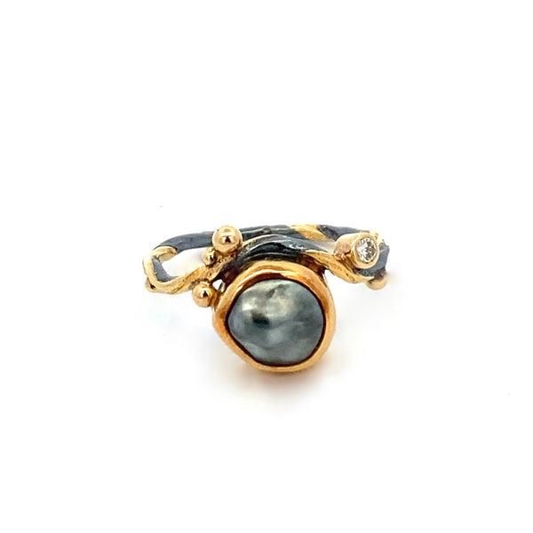 Seafire Silver Ring