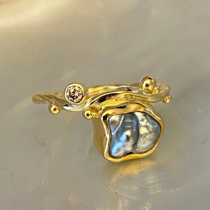 Seafire Guld Ring