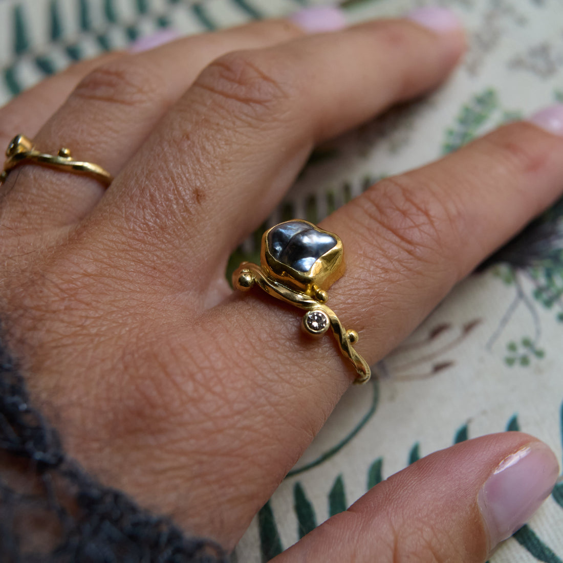 Seafire Gold Ring