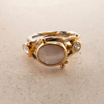 Dobbelt Seafire Sølvring