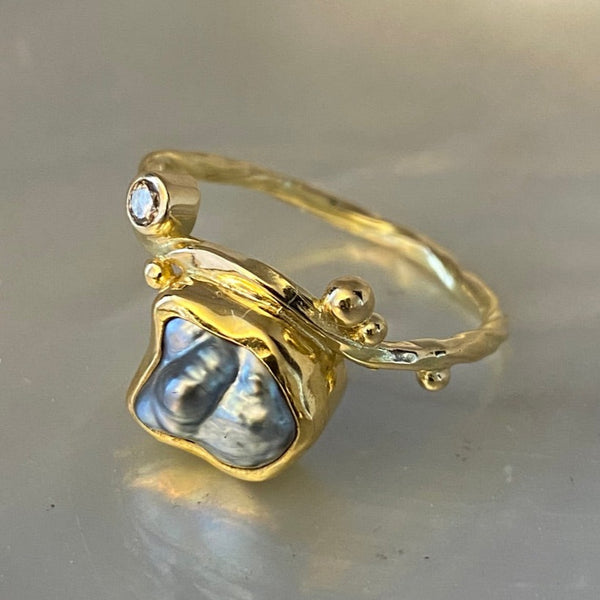 Seafire Guld Ring