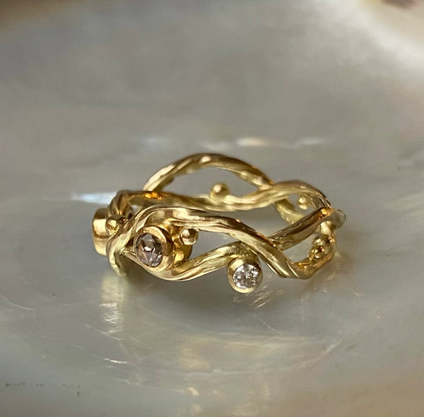 Seafire Guld Ring