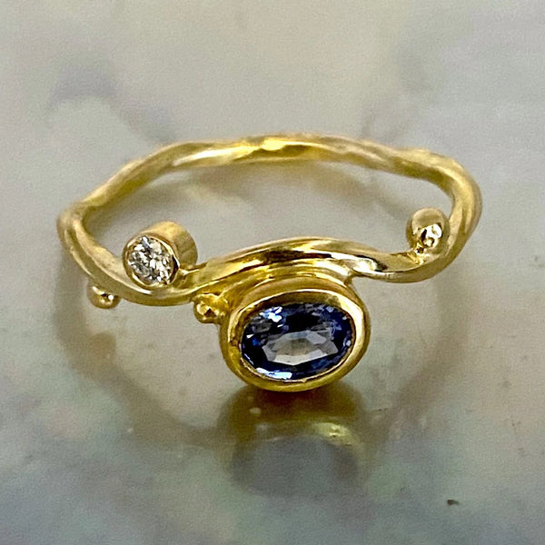 Seafire Gold Ring