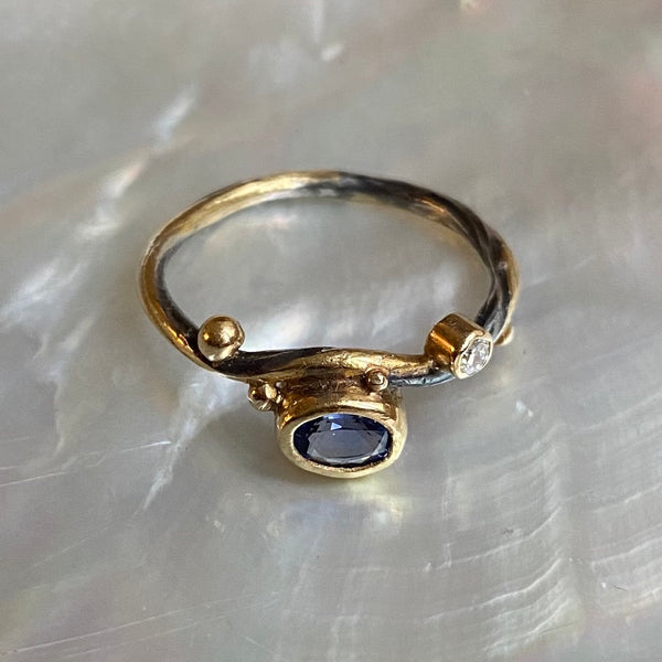 Seafire Sølv Ring