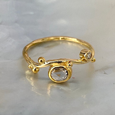 Seafire Gold Ring