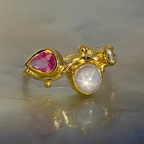 Seafire Gold Ring