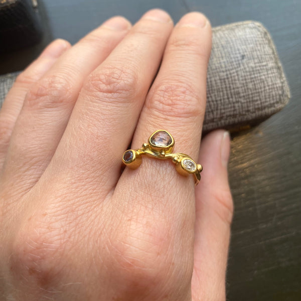 Seafire Gold Ring