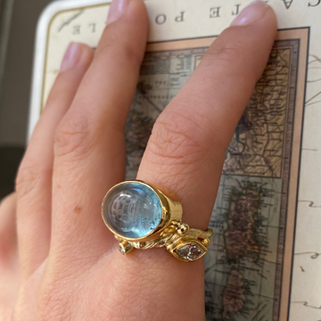Seafire Guld Ring 
