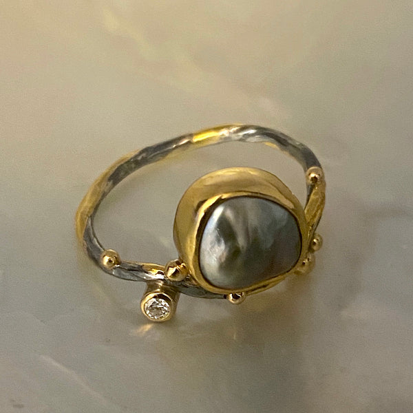 Seafire Silver Ring