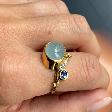 Seafire Sølv Ring