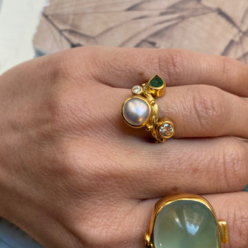 Seafire Gold Ring