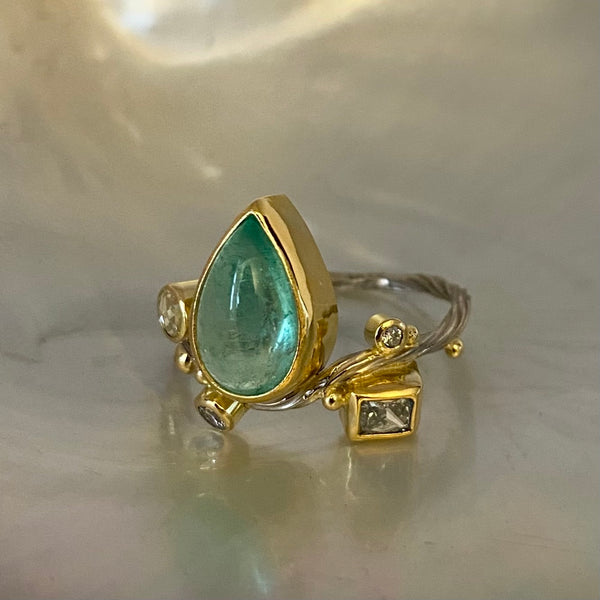 Seafire Gold Ring