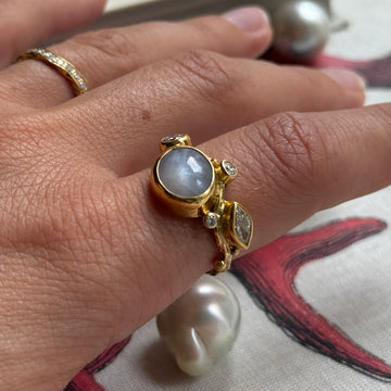 Seafire Gold Ring