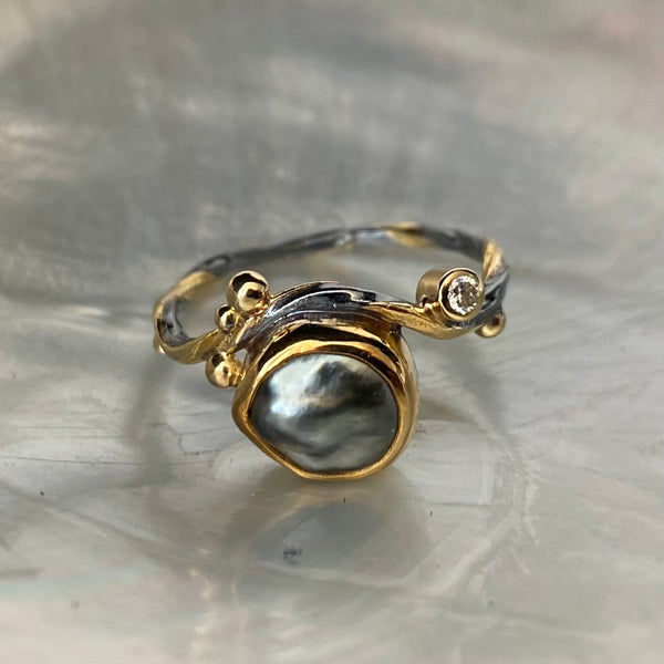 Seafire Silver Ring