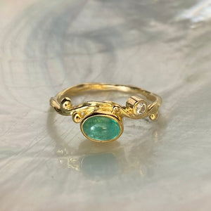 Seafire Gold Ring