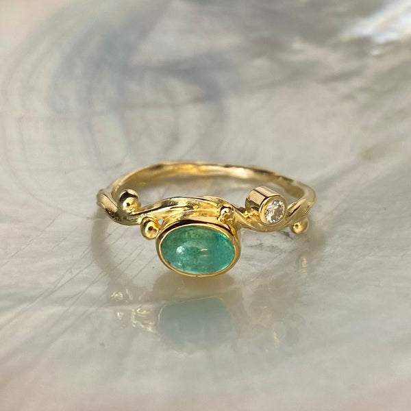 Seafire Gold Ring