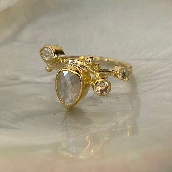 Seafire Guld Ring