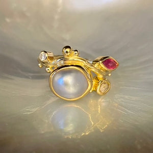 Seafire Gold Ring