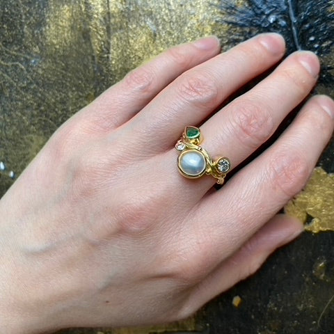 Seafire Gold Ring