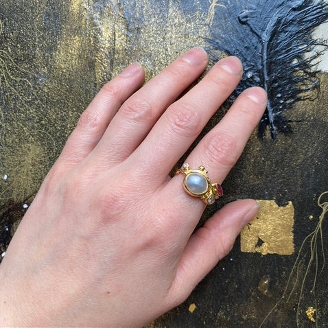 Seafire Gold Ring