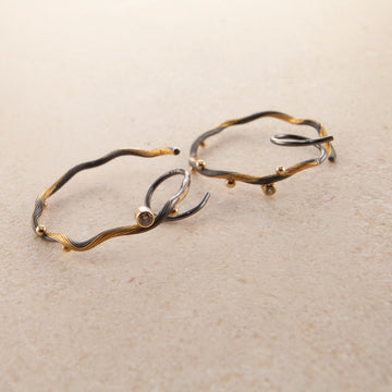 Tallulah sølv øreringe mellemstore