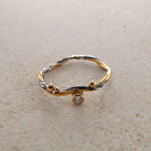 Seafire Silver Ring