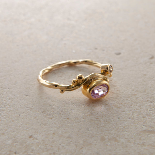 Seafire Gold Ring