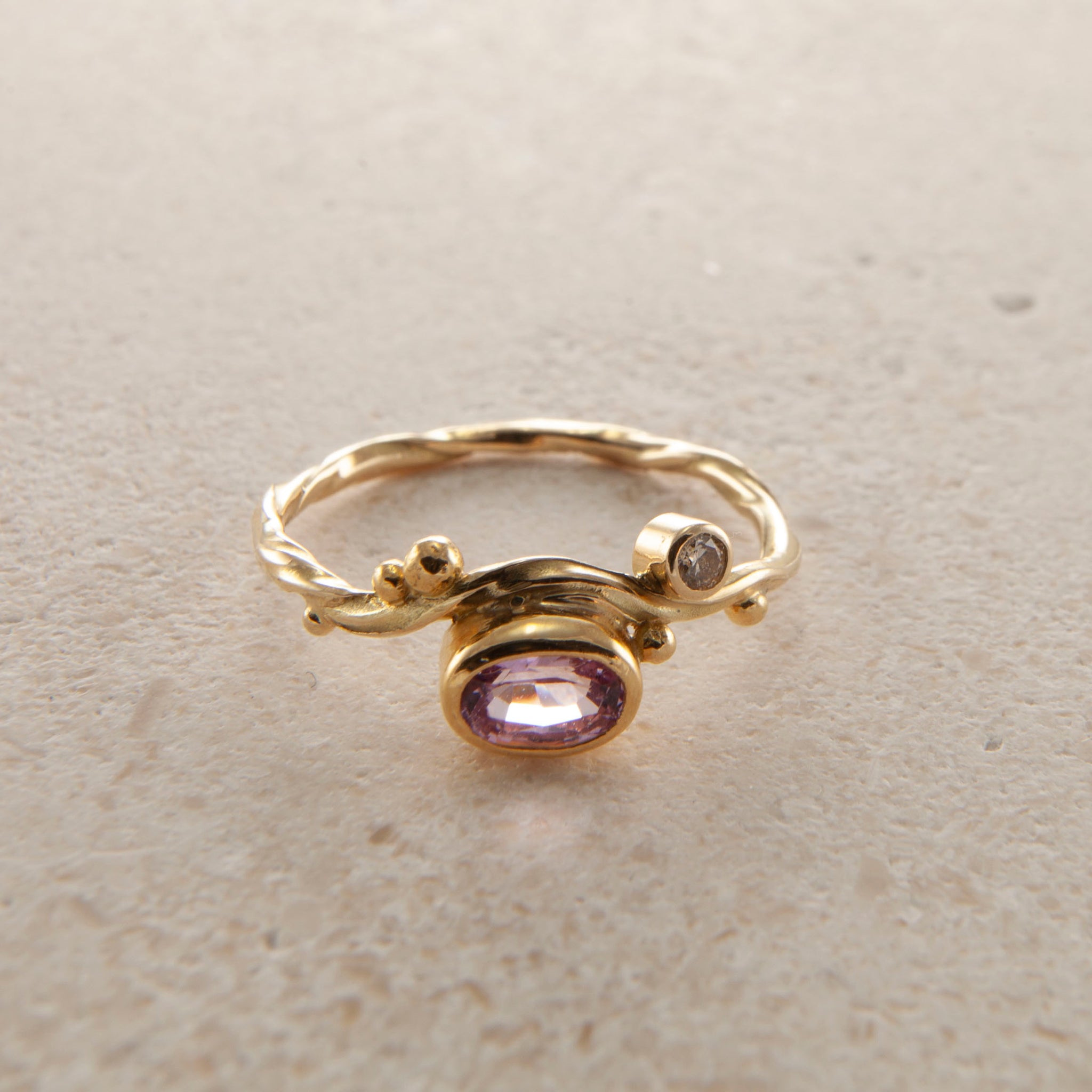 Seafire Gold Ring