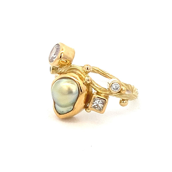 Seafire Guld Ring