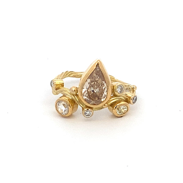 Seafire Guld Ring