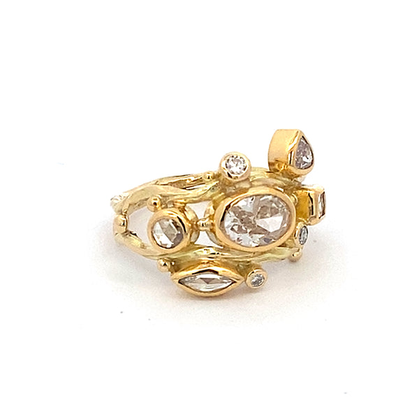 Dobbelt Seafire Guld Ring 