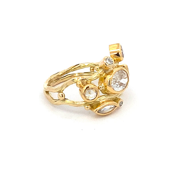 Dobbelt Seafire Guld Ring 