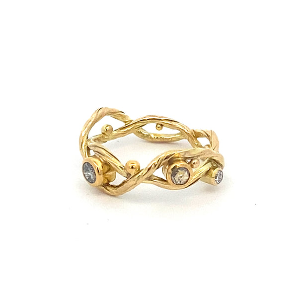 Seafire Guld Ring