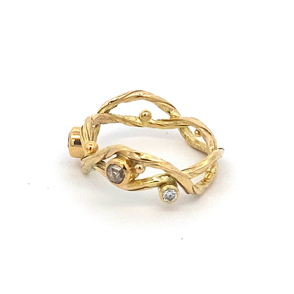 Seafire Guld Ring