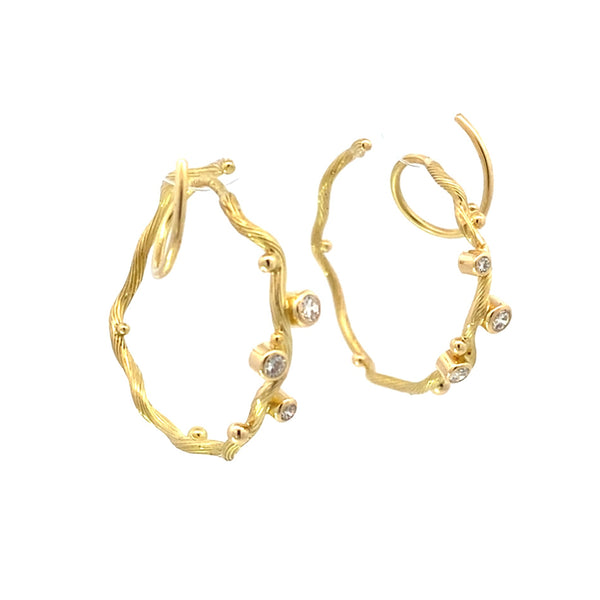Tallulah Gold Hoops Large