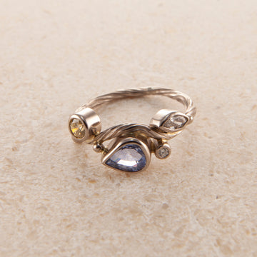 Seafire Ring White Gold