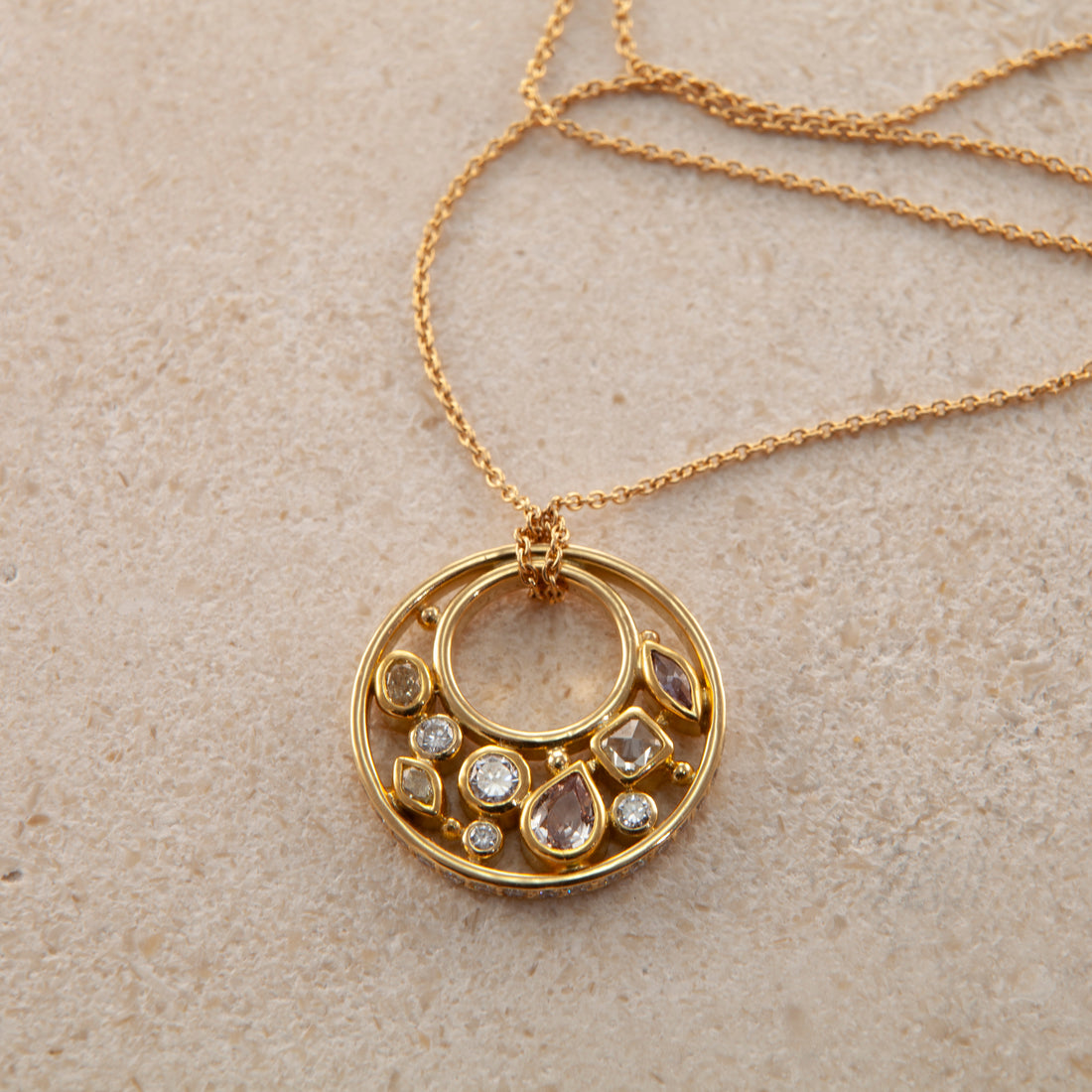 Phytoplankton Pavé Halskæde