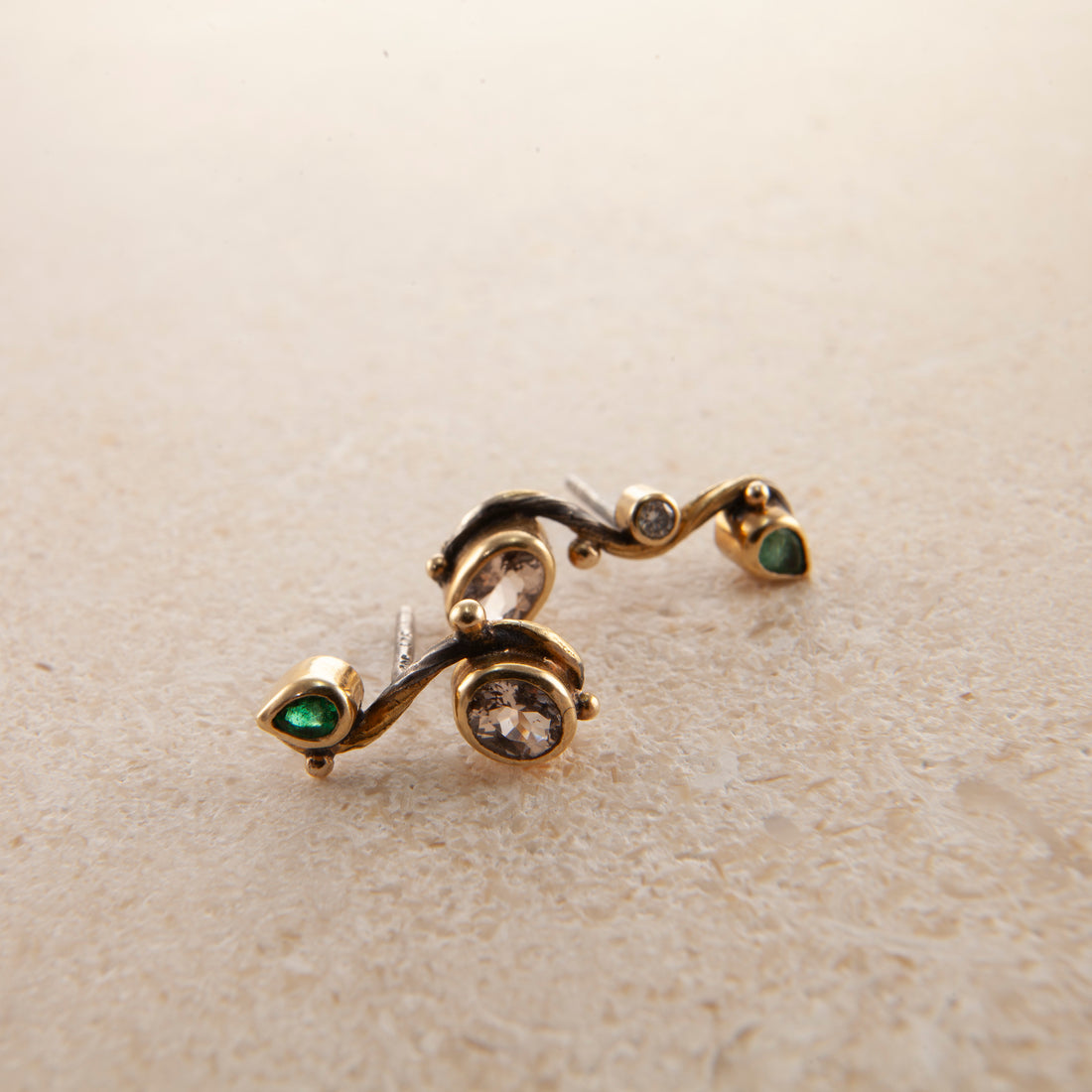 Seafire sølv øreringe